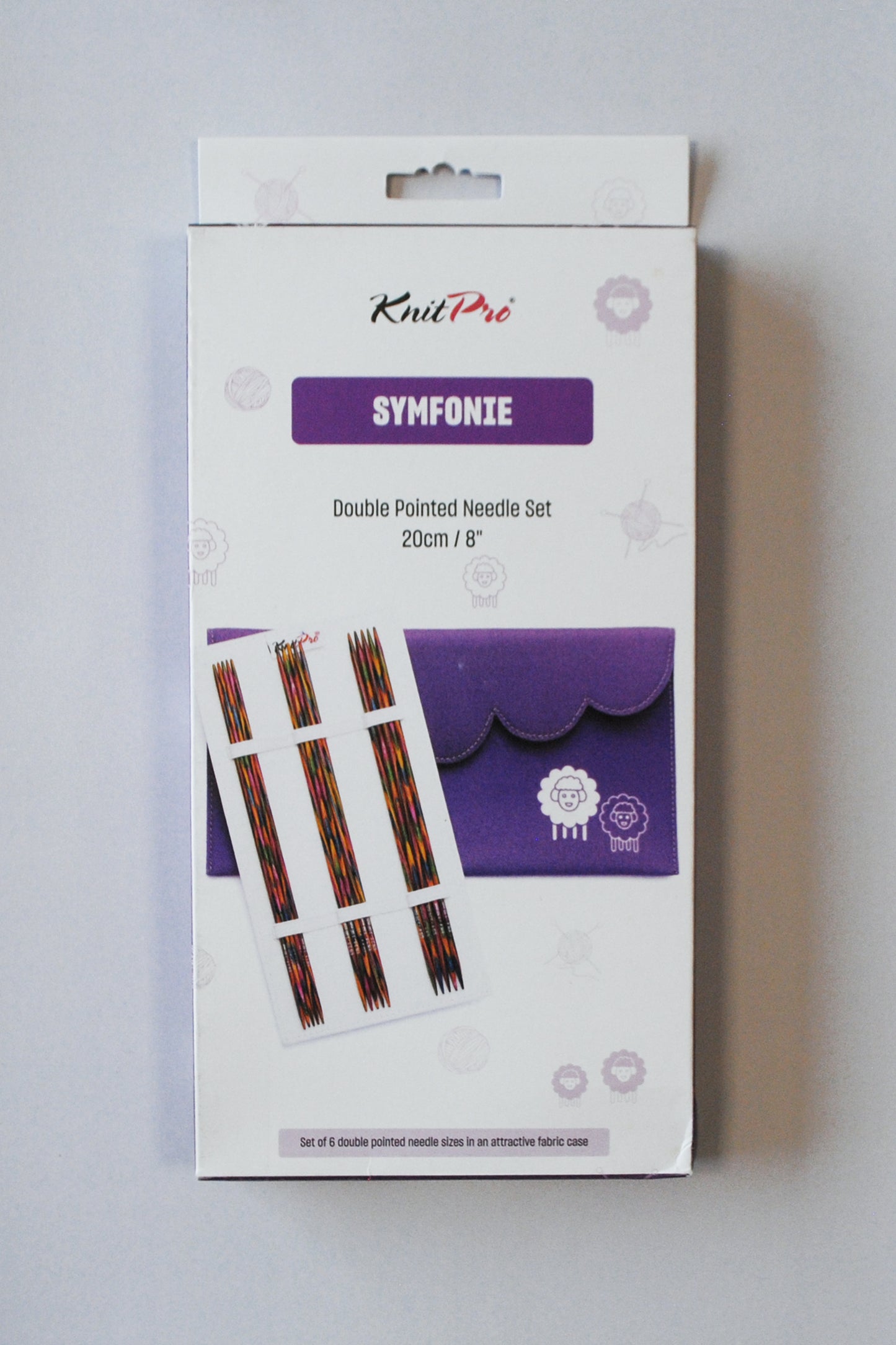 KNITPRO SYMFONIE STRØMPEPINDESÆT 20 CM