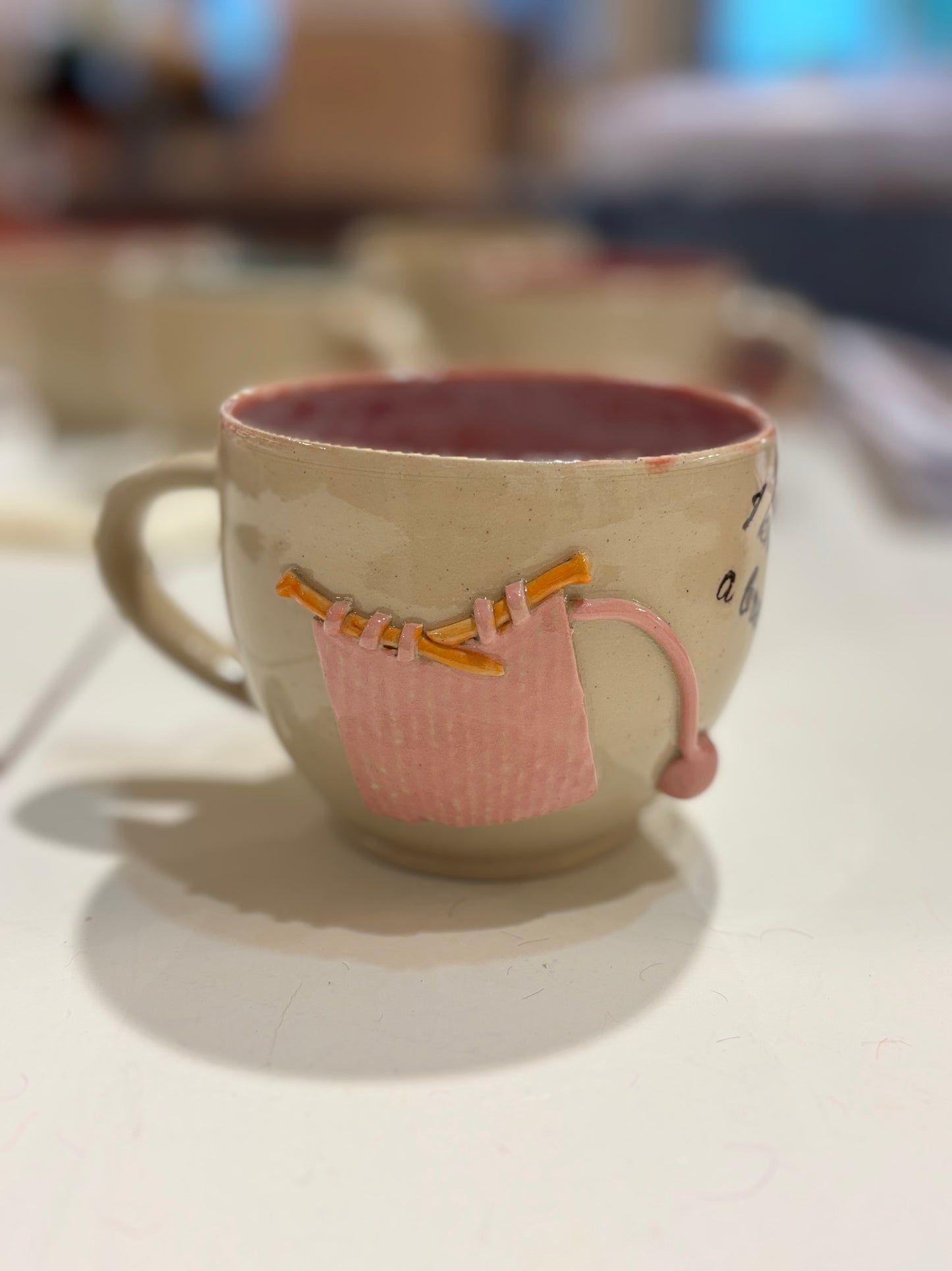 I KNIT A BREAK KRUS - HZ-keramik