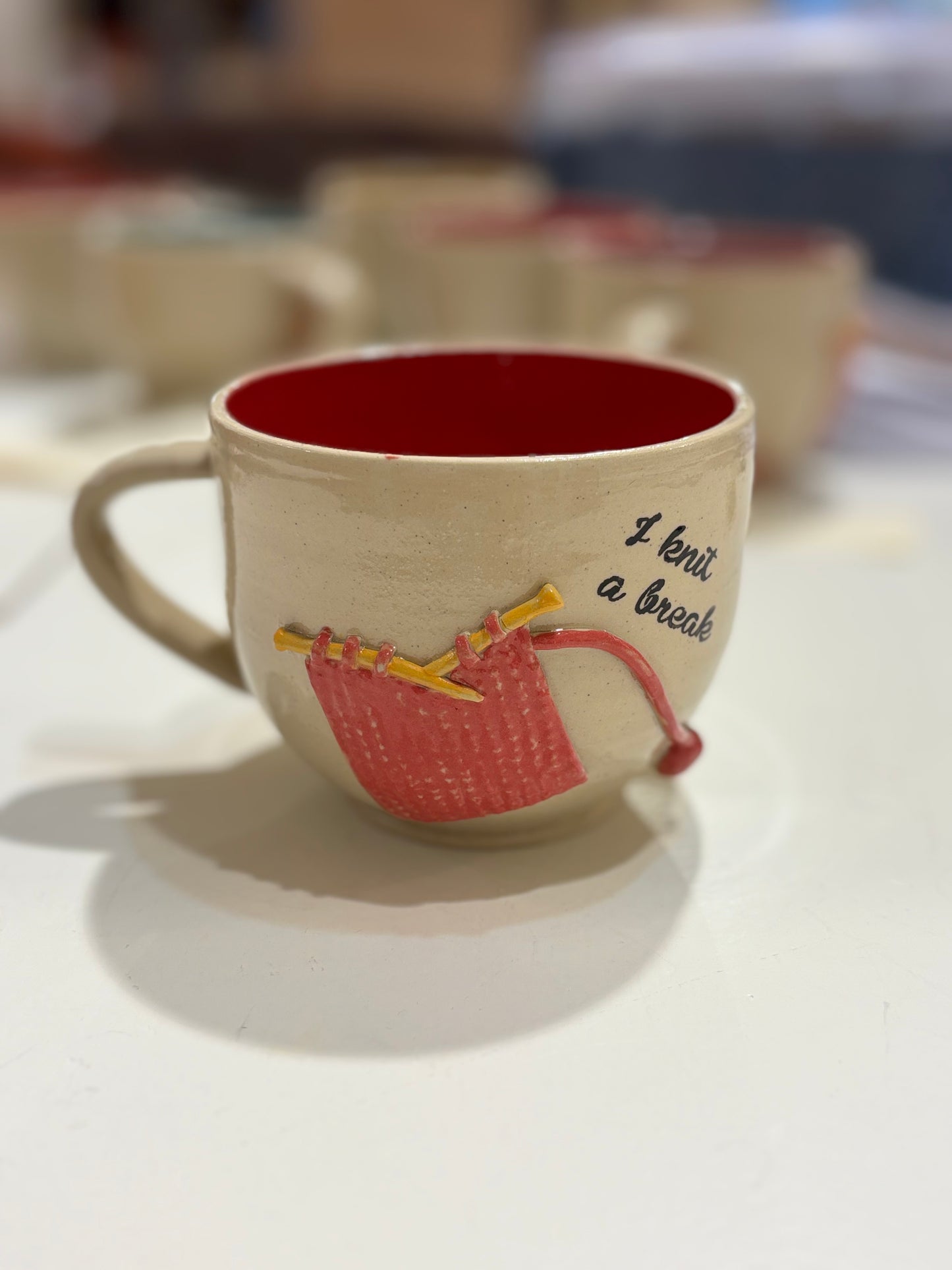 I KNIT A BREAK KRUS - HZ-keramik