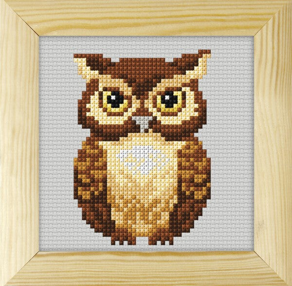 Broderi-kit med ramme