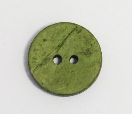 KNAP 2HUL 15MM KOKOS