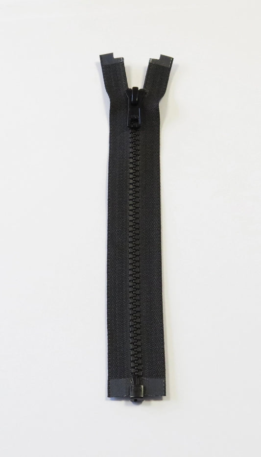 Lynlås YKK, vislon, 65 cm, delbar