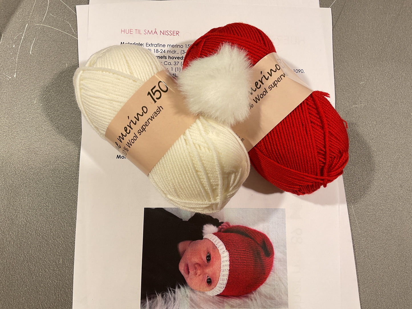 Huer til små og store nisser - kit