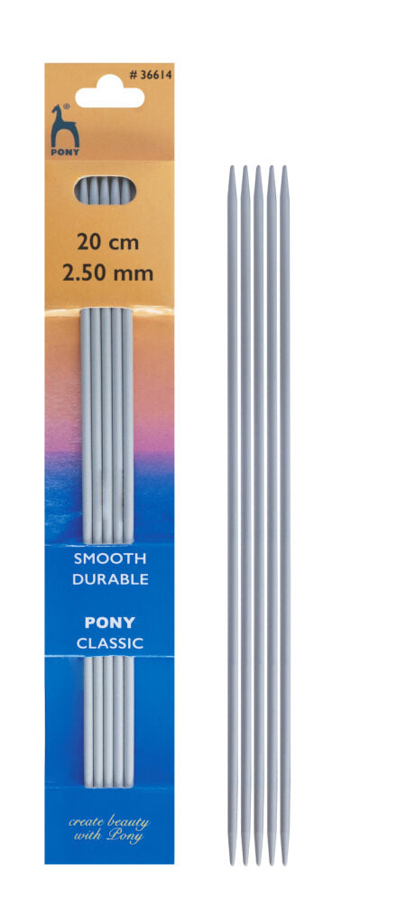 PONY STRØMPEPINDE ALUMINIUM 20CM