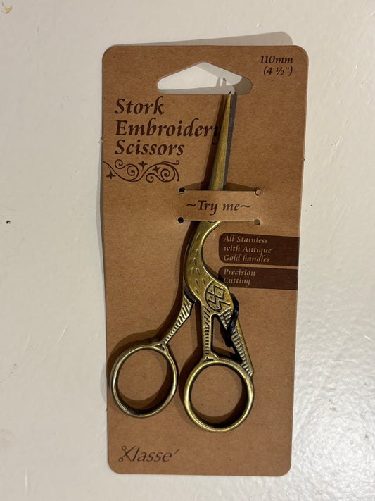 STORKESAKS 4,5" ANTIK GULD