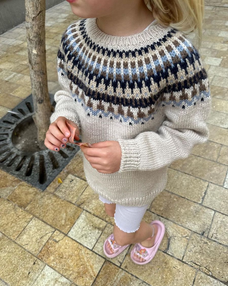 KIT - Celestesweater Junior i Lamauld