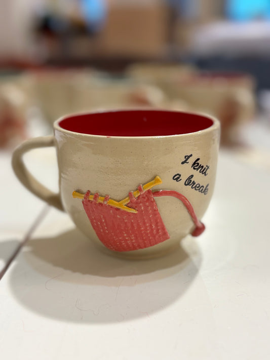I KNIT A BREAK KRUS - HZ-keramik